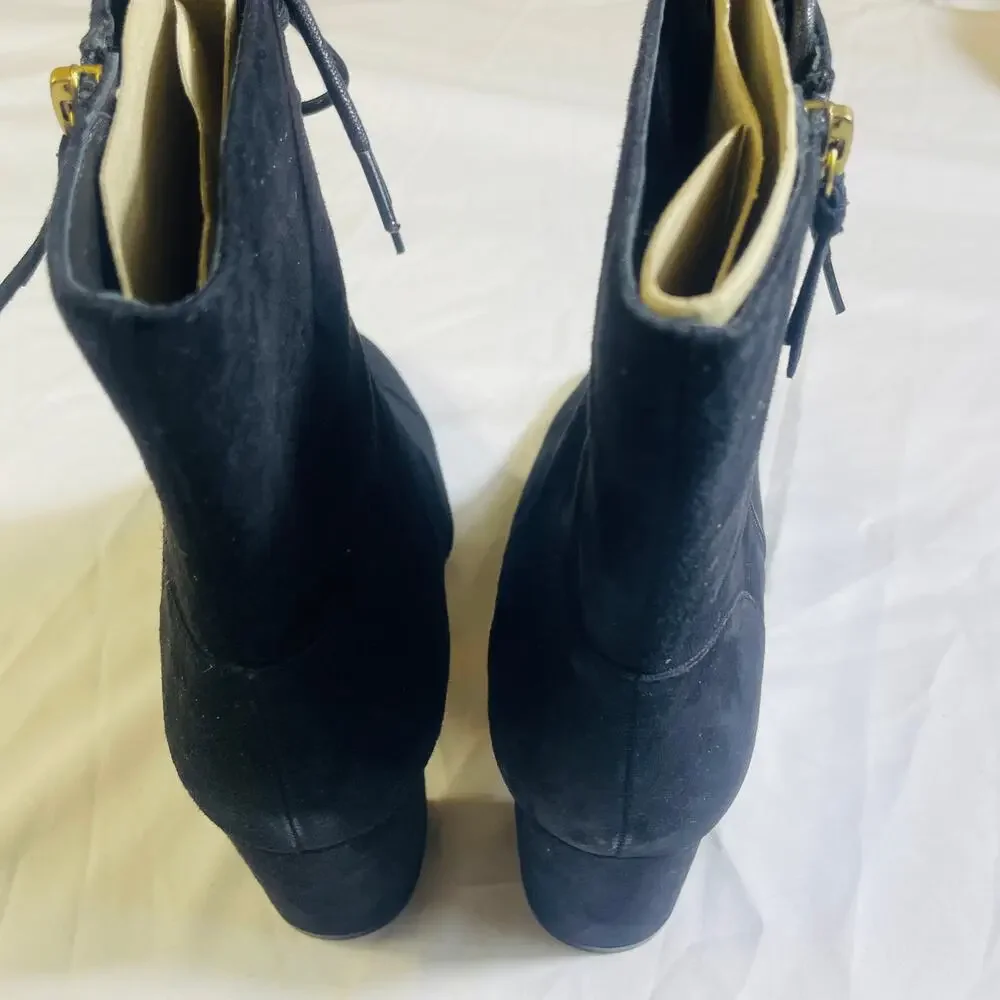 NWT J. Crew Suede Lace Up Boots